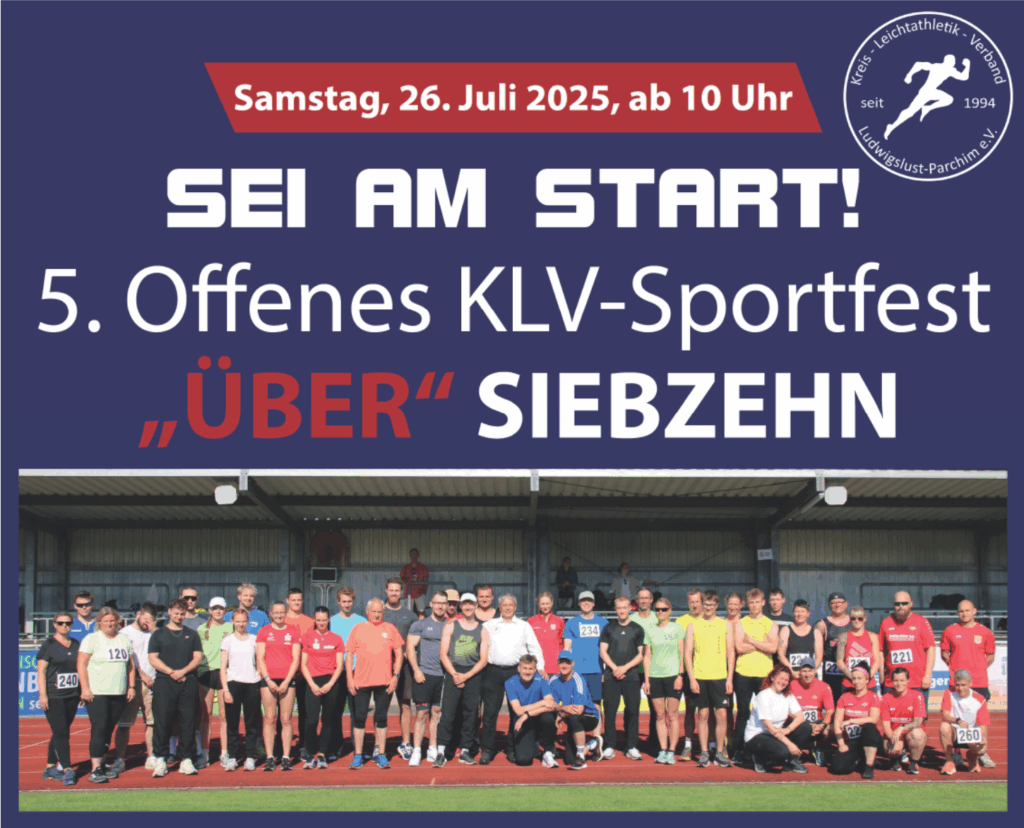 Einladung zum Sportfest „ÜBER SIEBZEHN“ im Nachbarkreis